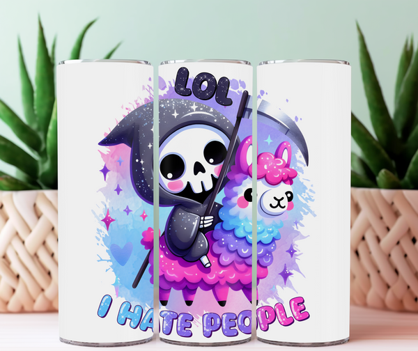 Tumbler 20 oz I hate people pré-commande (1-2 semaines)